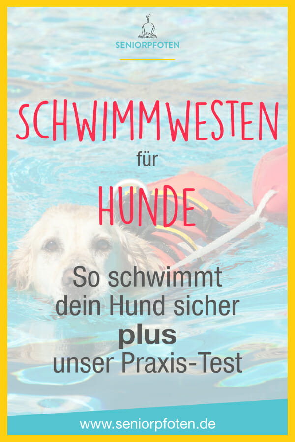 Schwimmweste für den Hund - besser sicher schwimmen